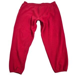 Vintage 90s Cheetah Mervyns Red Sweatpants Large‎ Made in USA Baggy Joggers